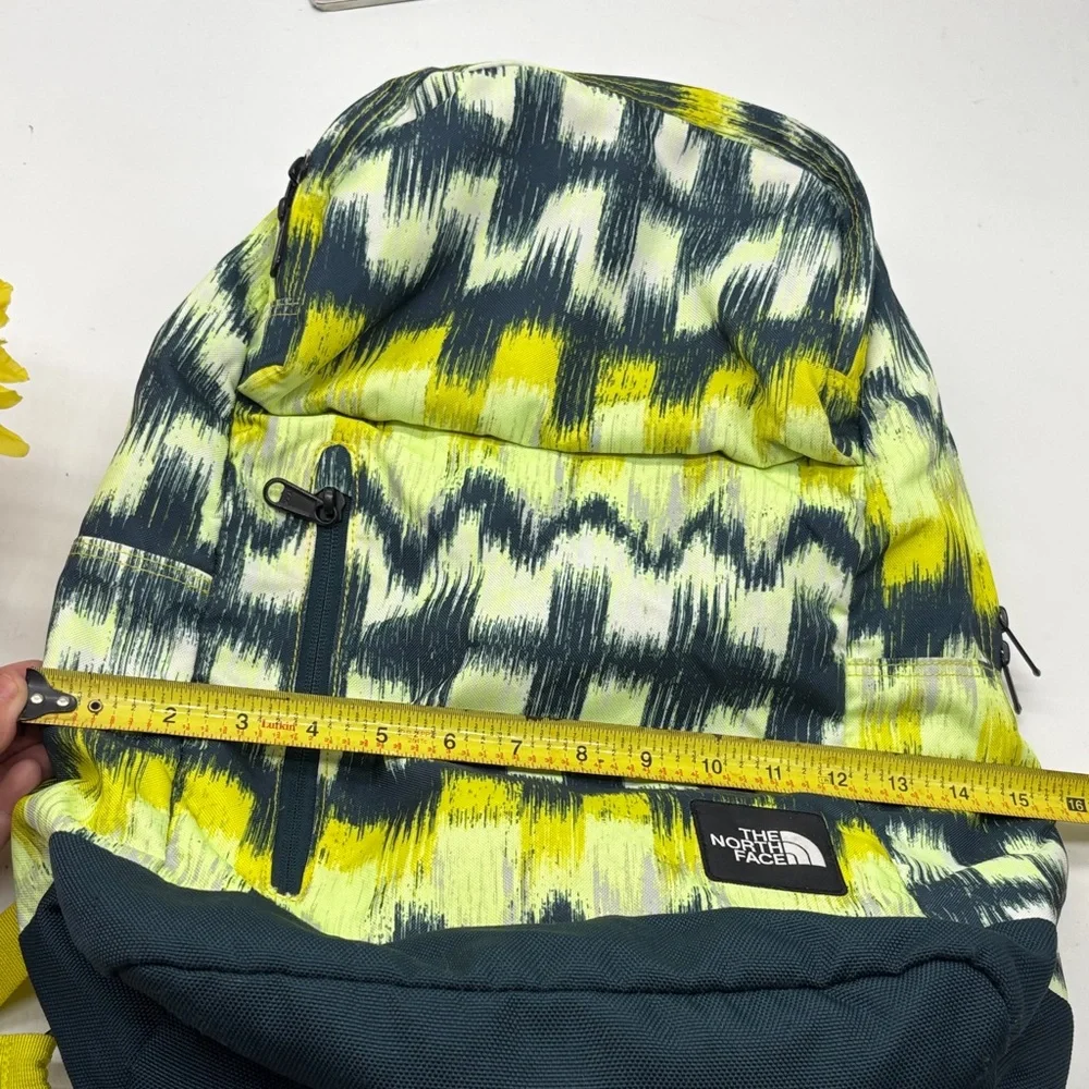 The North Face Black Yellow Patterned Backpack TOT8551F